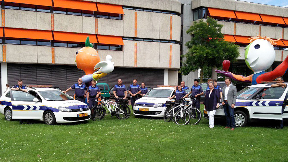 Beboa striping voor handhaving in diverse gemeenten beboa-striping