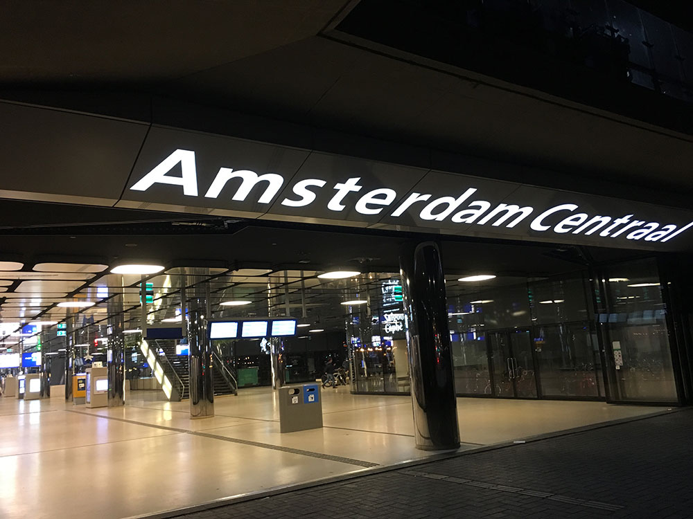 Reclame Amsterdam Centraal